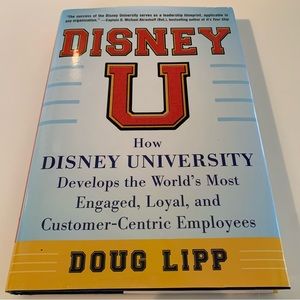 DISNEY U book Doug Lipp autographed by author